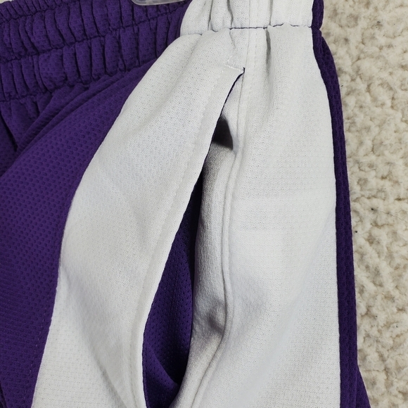 Vtg Nike Jordan Jumpman Basketball Board Jort Shorts Mens XL Mesh Lined White - Picture 7 of 14